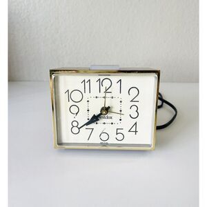 Vintage Westclox Alarm Clock Dialite Lighted Electric Light Made USA Works